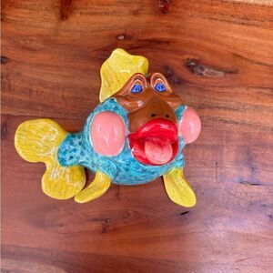 Colorful Ceramic Fish Decor